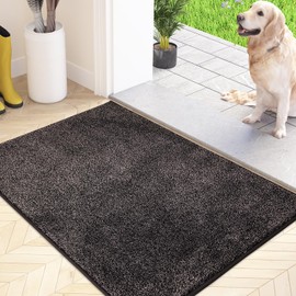 FCSDETAIL Dirty Trap Door mat 50 x 80 cm, Non Slip Machine Washable Entrance Rug, Inside Floor Mat for Dog,Door and Hallway