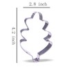 4.2 inch Oak Leaf Cookie Cutter - Stainless Steel