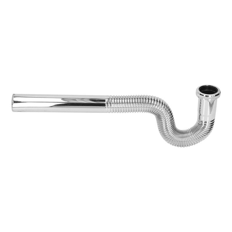 Brass Flexible P Trap Pipe Corrugated Decorative No Odor Bendable