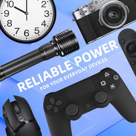 PKCELL AA AAA Batteries Combo Pack 180 Count, 100 Double A Batteries and 80 Triple A Batteries, 1.5V High-Performance Carbon Battery