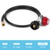 WADEO Propane Burner Head, High Pressure Cast-Iron Round Turkey Fryer