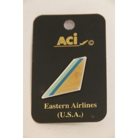 Eastern airlines USA Tail Fin Lapel Pin by Aviation Collectables NEW Old Stock