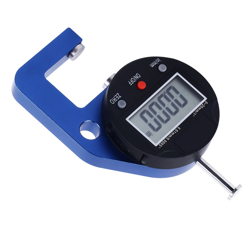 Electronic Thickness Meter 0.0005in Resolution High Accuracy Portable Digital Thickness