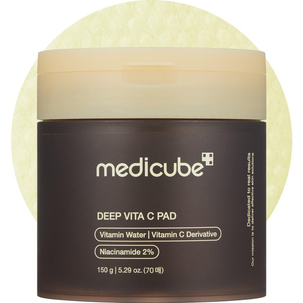 medicube Deep Vita C Facial Pads, Vitamin C Toner Pads