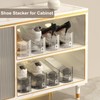 CiBiZi Clear Shoe Slots Organizers 10Pack Shoe Stacker Organizer for