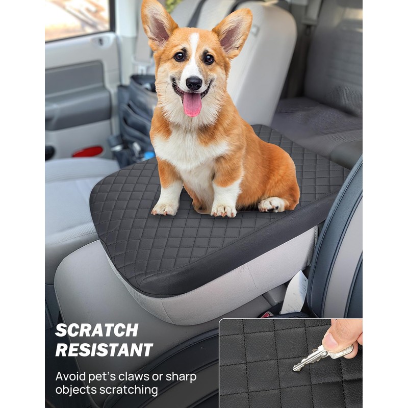 JOYTUTUS Center Console Cover Compatible with 2002-2012 Ram 1500 2500