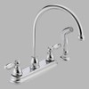 Peerless P299575LF Apex Two Handle Lever Kitchen Faucet With Sidespray