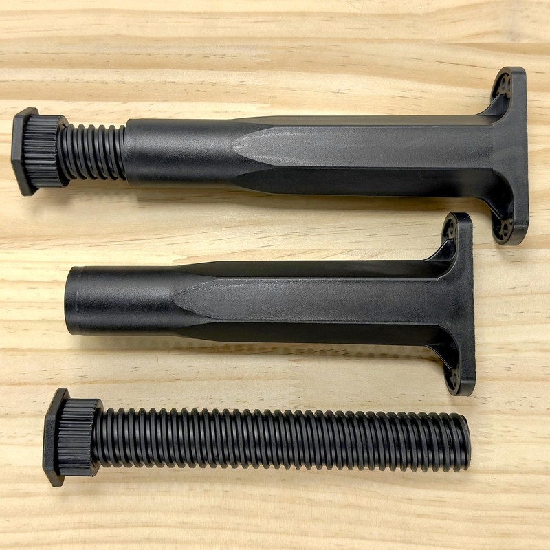 DDHOMIN 4 PCS Adjustable Plastic Support Legs for Bed Frames,