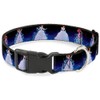 Buckle-Down Plastic Clip Collar - Cinderella Transformation Blue Fade -