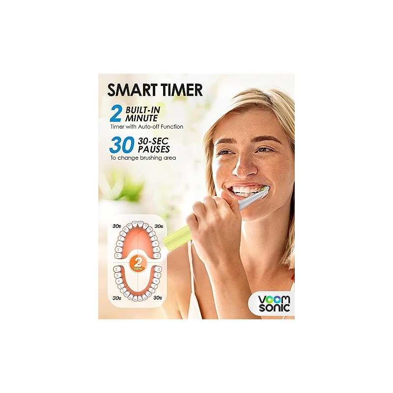 Voom Sonic Go - cepillo para polvo de dientes eléctrico