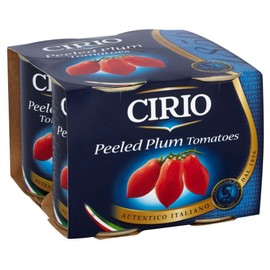 Cirio Peeled Plum Tomatoes (4x400g) - Pack of 6
