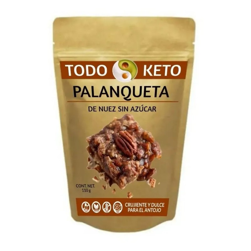 Palanqueta De Nuez Pecana Sin Azúcar Keto