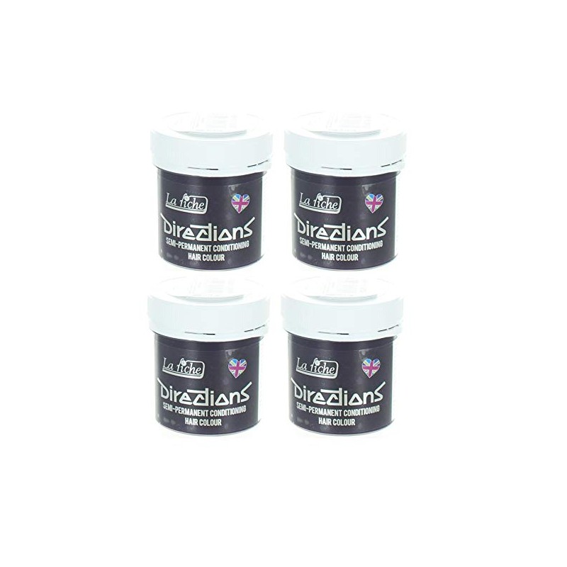 4 x La Riche Directions Semi-Perm Hair Colour Deep Purple