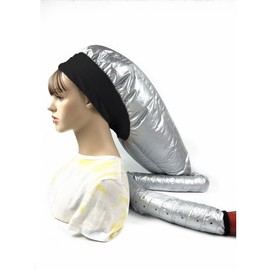 Gorro Térmico para el Cabello, Gorro Térmico de Tratamiento Capilar Profesional, Ajustable Gorros de Cuidado del Cabello con Banda Elástica para Viajes a Casa para Dormir Cabello Rizado Grueso