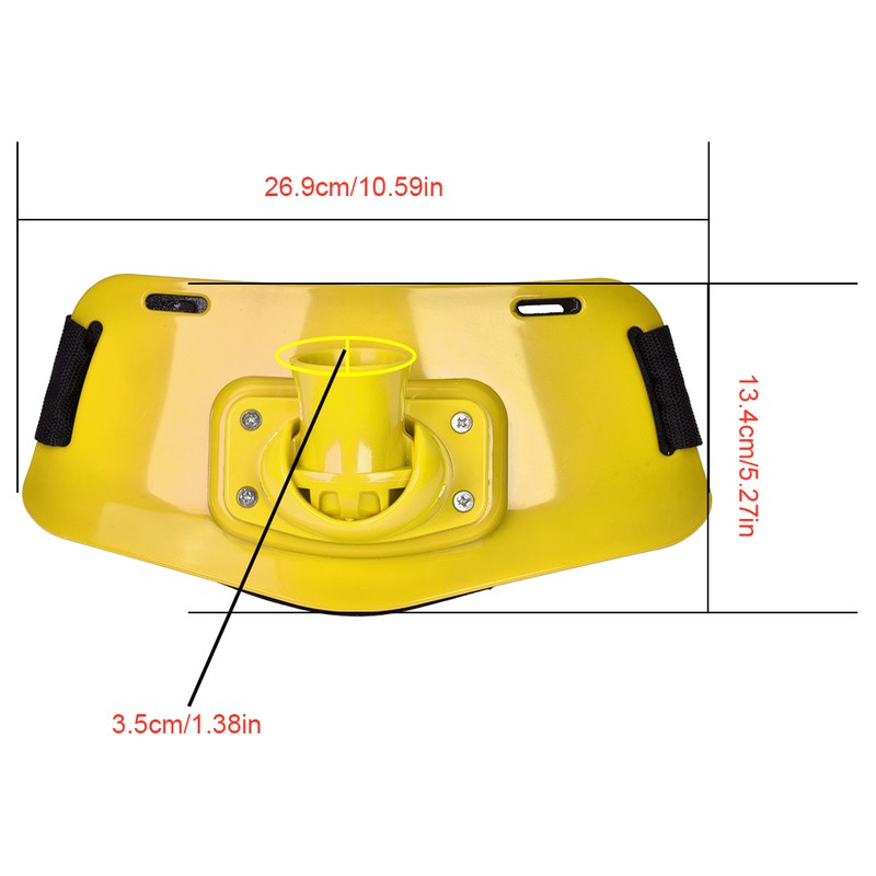 Boat Rock Fishing Rod Pole Holder Adjustable Waist Fighting Belt