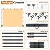 Forlogic 10x8ft Banner Backdrop Stand Kit，Heavy Duty Adjustable Photo Background