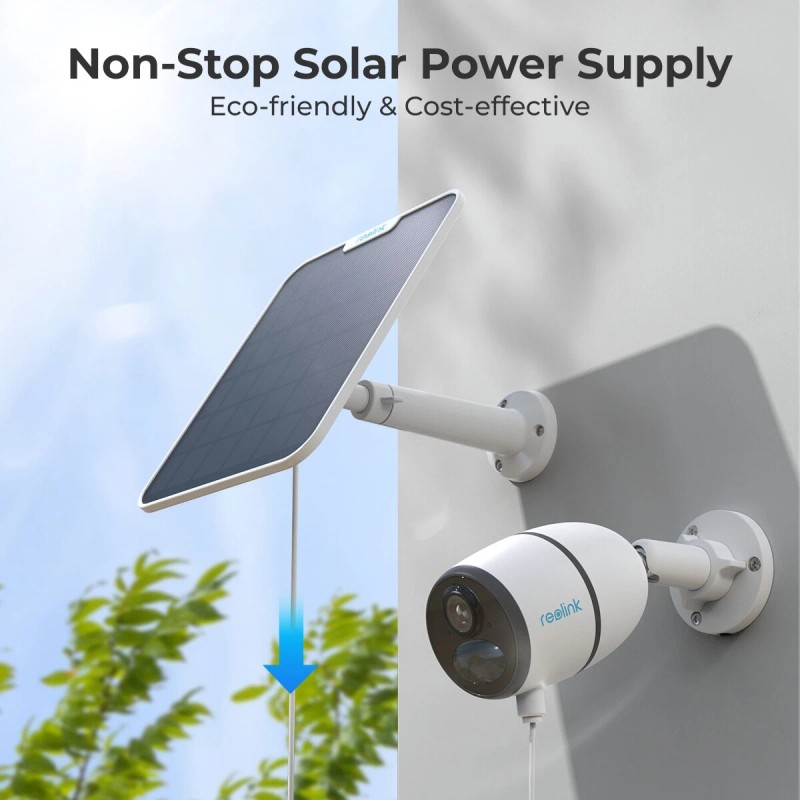 Reolink 6W Solar Panel White Non-Stop Power Supply for Reolink