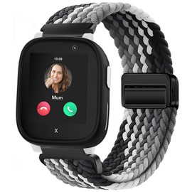 Issinlky Children's Nylon Braided Band Compatible with Xplora X6, Elastic Magnetic Buckle Band for Xplora X6 Play