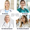 Sterling Silver Stethoscope Nurses Earrings Heart Shaped Women Studs Jewelry
