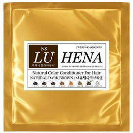 Ruhena Lu Henna Powder Dyeing 100g imported natural henna dyeing, natural dark brown, 1 piece / 루헤나 루 헤나 파우더 염색 100g수입 천연헤나염색, 내츄럴다크브라운, 1개