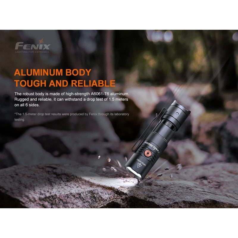 FENIX PD25R Mini-Taschenlampe, wiederaufladbar, 800 Lumen