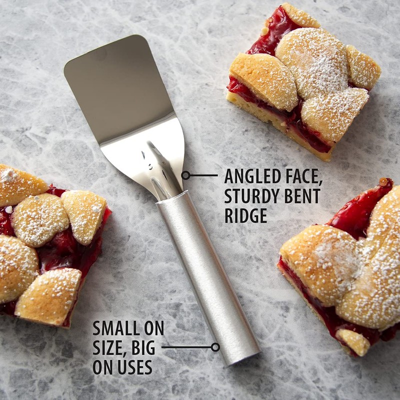 RADA Mini Dessert Server 7-1/2 Inch Stainless Steel Small Spatula
