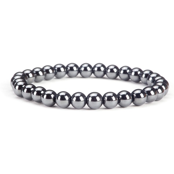 Cherry Tree Collection Gemstone Beaded Stretch Bracelet 6mm Round Beads