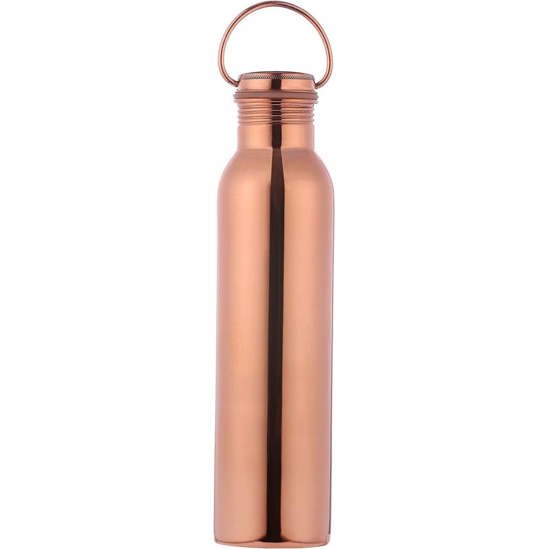 HealthGoodsAU - Pure Copper Water Bottle with Carrying Handle |