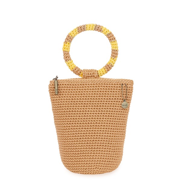 The Sak Women's Ayla P Ring Handle Pouch Clutch, Bamboo,
