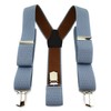 TigerTie Unisex Y-Shaped Braces with 3 Extra-Strong Clips, Colour with