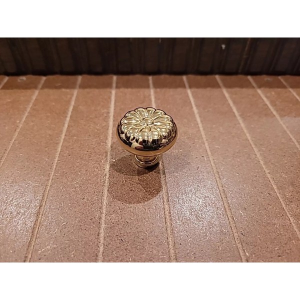 Keeler Belwith Keeler Sechel 1 1/4" Polished Brass Round Solid