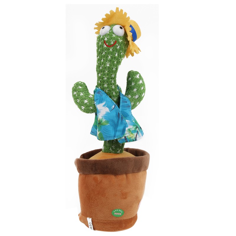 Cactus Plush Toy Multifunction Electronic Cacti Plaything Singing and Dancing