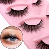 3D False Eyelashes, Cat Eye, Cat Eye Natural Artificial Eyelash