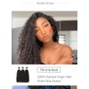 Extensiones de cabello humano rizado de Malasia, 1 paquete de