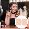 VICASKY 2pcs Makeup Sponges Travel Case for Liquid Powder Dual-sided