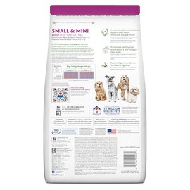 Hill's Science Diet Small & Mini Senior Vitality, Croquetas para Perro Senior Raza Pequeña Y Mini, Sabor Pollo Y Arroz 1.6Kg