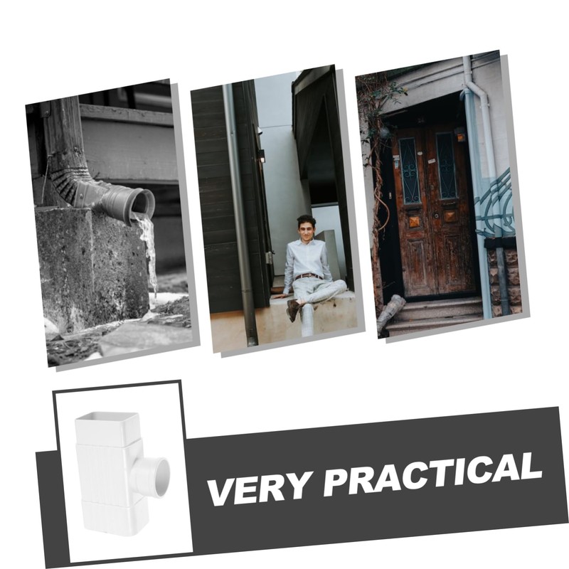 ORFOFE Gutter Downspout Y Connector Rain Diverter Kit for Efficient