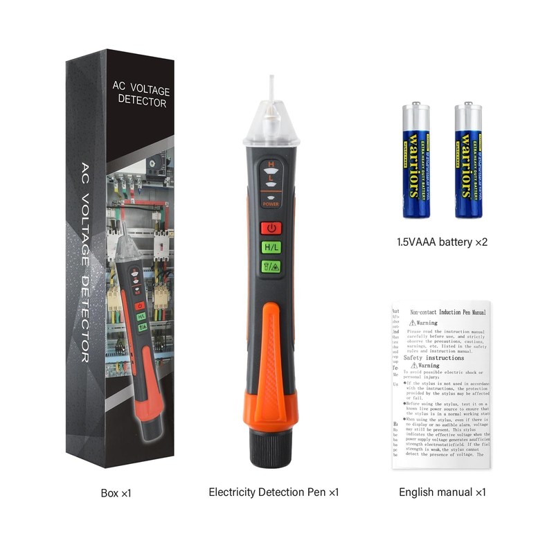Penriter Non-Contact Voltage Tester 12-1000V AC Operating Range, Current Tester