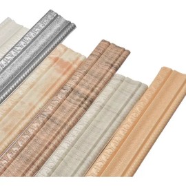 L&T Moldura De Pared De Espuma 3d Autoadhesiva 3 Rollos