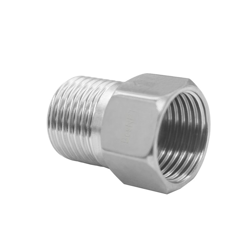 BesNPT Stainless Steel 1/2" Female to 1/2" Male Check Valve