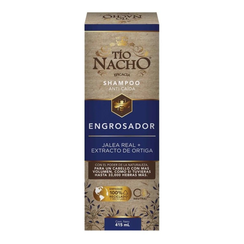 Tio Nacho Shampoo Engrosador Anti-cada Fortalecedor 415 Ml