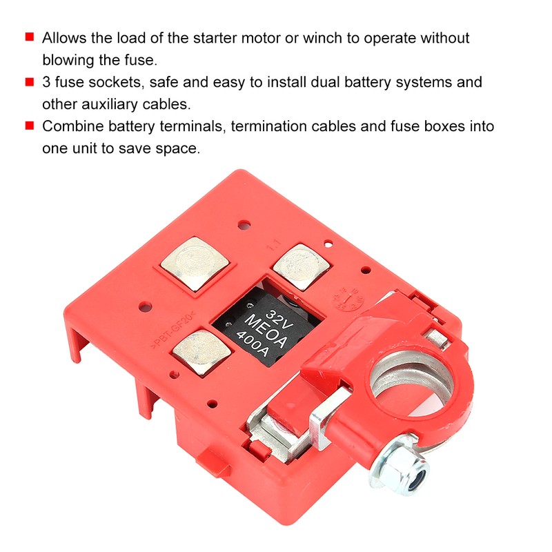 32V 400A Car Battery Distribution Terminal Quick Release Pile Head
