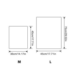 MAIYADUO Bread Mat Bread Kneadow Bread Mat Bakeware Bread Making Tool Set of 2 (45 x 75 cm)