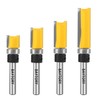 BAYTORY Professional Pattern Flush Trim Router Bit Set with 1/4