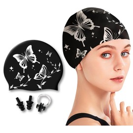 Swimming Cap for Women, Long Hair, Swimming Cap for Women and Men, High-Quality Swimming Cap with Reinforced Edge, Soft and Durable Swimming Cap, Swimming Cap for Girls
