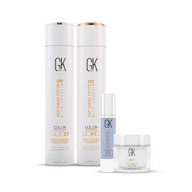 GK Hair Moisturizing Shampoo and Conditioner 300ml with Cashmere 50ml and Deep Conditioner Masque 200gm