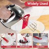 wdcfxy Silicone Mixing Bowl Splatter Guard, Modern Style, White, 12in,