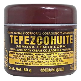 Crema Tepezcohuite Indio Papago Día Y Noche 4 Pz 60 Grms