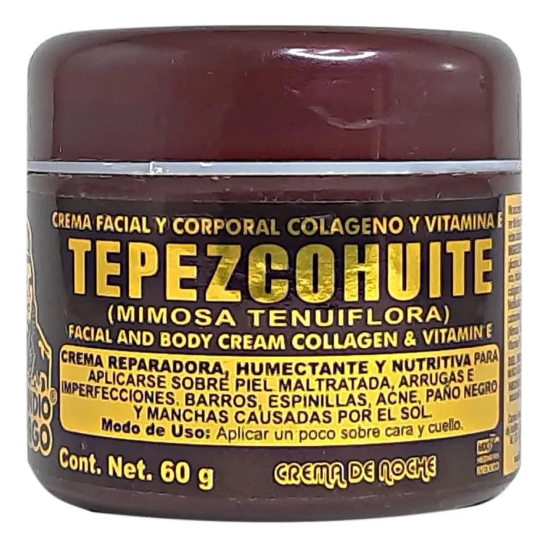 Crema Tepezcohuite Indio Papago Día Y Noche 4 Pz 60