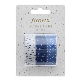 Filofax Indigo Washi 3-Piece Tape Set